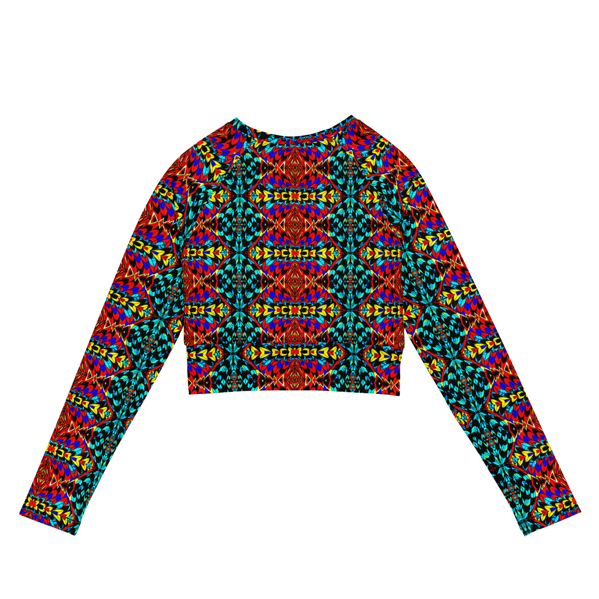 Recycled long-sleeve crop top - Image 2